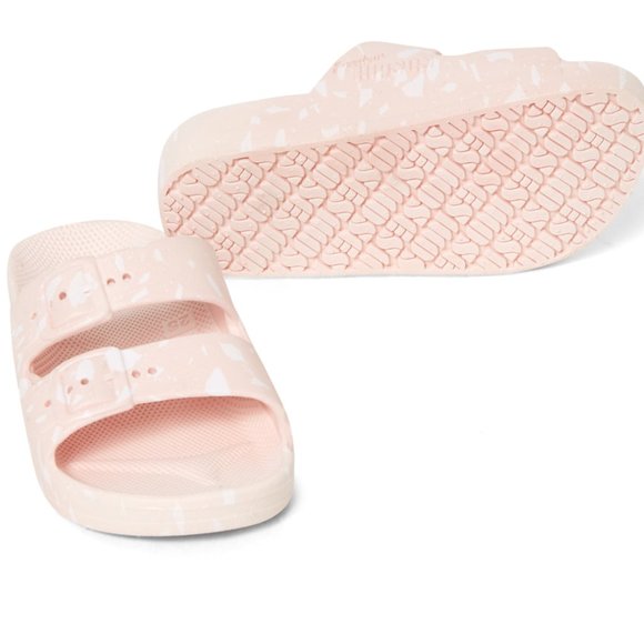 Freedom Moses Terazzo Sandals, pale pink, size EU 32-33 (1Y/2Y US) - Picture 1 of 9